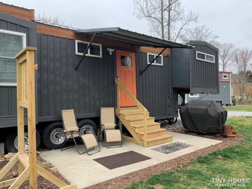 Custom Tiny House with Slide Outs in Gated Tiny House Community
