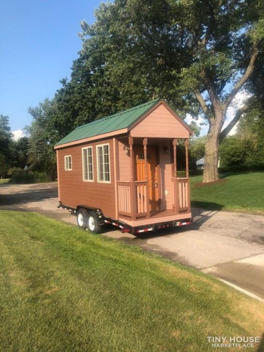 Full Cedar House on Wheels (We Deliver, Ships Quick!)