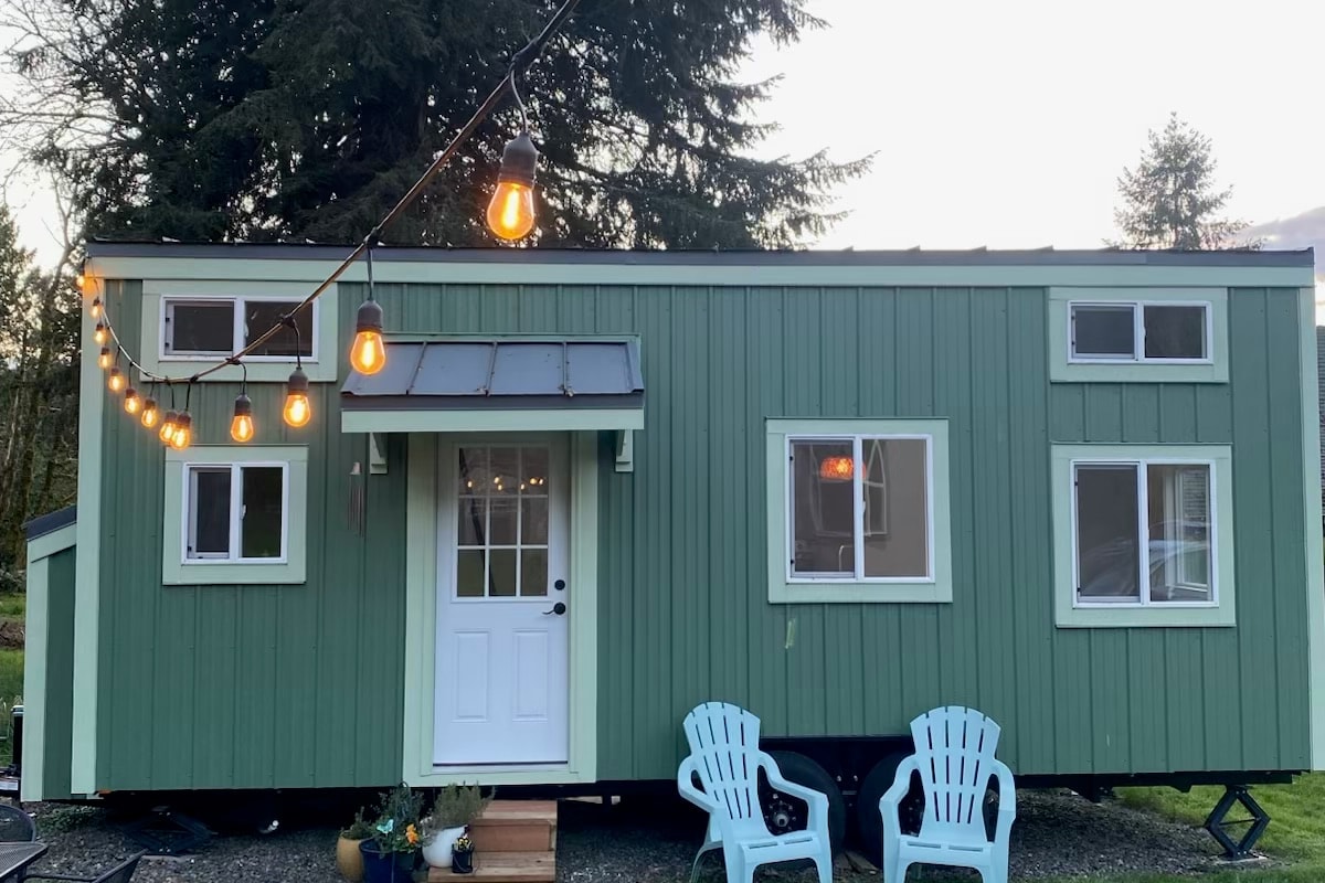 Gorgeous Green & New Tiny Home with Luxurious Tub!! Boring OR - Image 1 Thumbnail