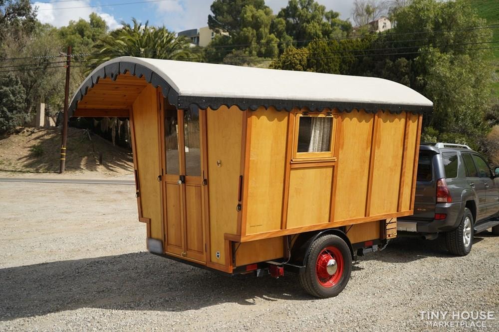 Hand Crafted Gypsy Vardo Style Camping Caravan - Image 1 Thumbnail
