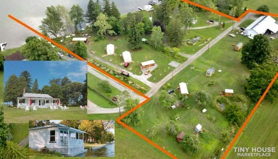 Lakefront Tiny House Village & Glampground 4 sale next to State Park - Image 1 Thumbnail