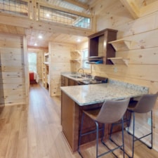 SOLD: Log Cabin #1586 sleeps 6-8! Riverview with loft, Park Model RV - Image 3 Thumbnail