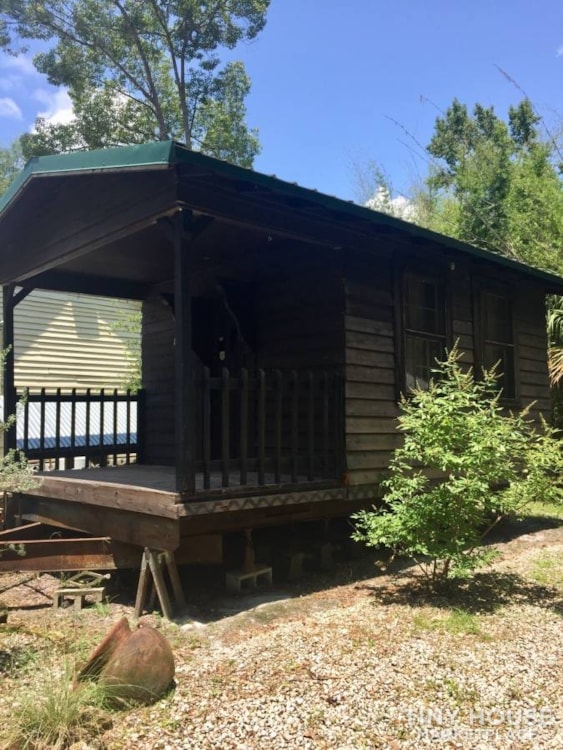 Log Cabin Style Tiny House on Trailer For Sale - $12,500 (White Springs) - Image 1 Thumbnail
