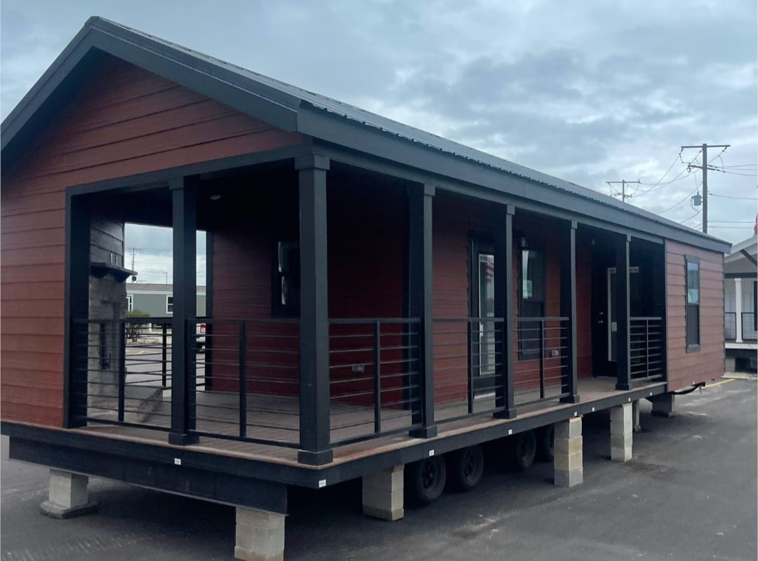 Luxury Cabin Tiny Home w/ Full Covered Porch & Outdoor Fireplace - Image 1 Thumbnail