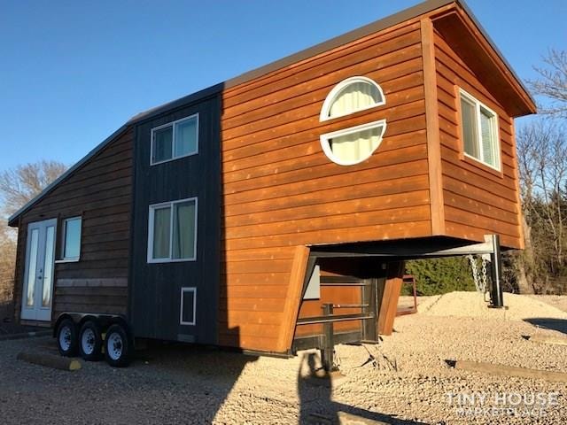 Modern Cabin Styled Tiny House with Goose-neck Trailer  - Image 1 Thumbnail