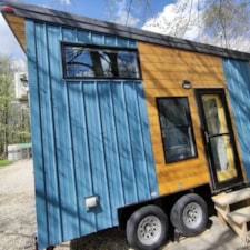 NOAH Certified 8x16 retro industrial farm style Tiny Home - Sold - Image 3 Thumbnail