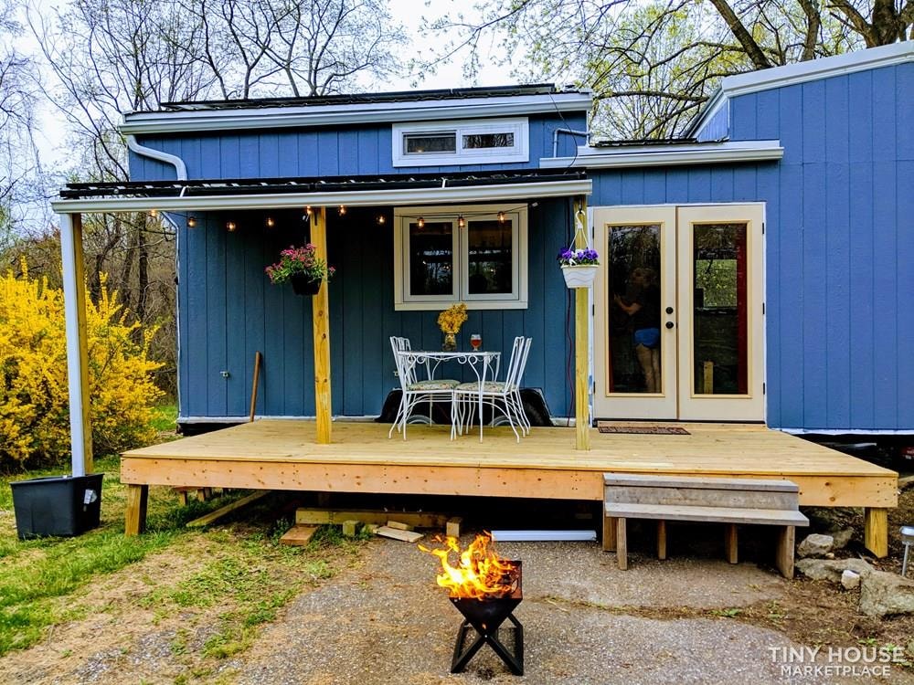 Tiny House for Sale - Off-Grid 32' Tiny House On Wheels For