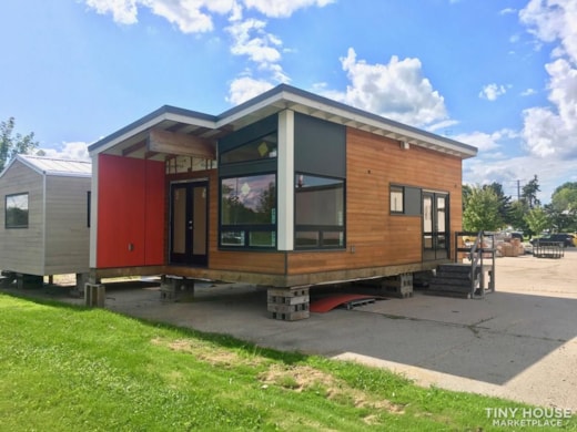 Finish this nearly completed oversized tiny home to your tastes!