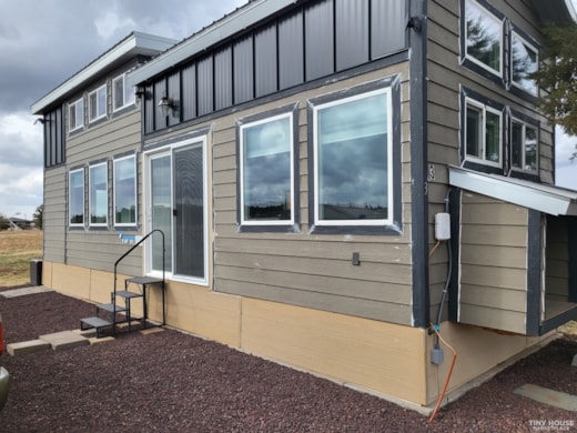 Resale Tiny House with Loft located in the LuxTiny Community Lakeside Arizona