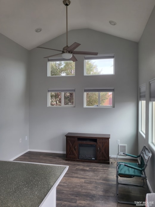 Resale Tiny House with Loft located in the LuxTiny Community Lakeside Arizona