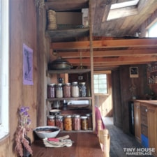 Rustic self-sufficient 31' handmade redwood tiny house - Image 5 Thumbnail