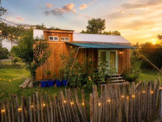 Storybook Cedar Tiny House on Wheels | Guest-Ready | 9' × 24.5'