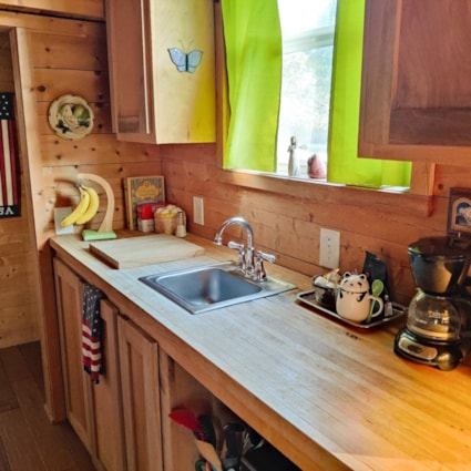 Storybook Cedar Tiny House on Wheels | Guest-Ready | 9' × 24.5' - Image 2 Thumbnail