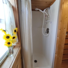Storybook Cedar Tiny House on Wheels | Guest-Ready | 9' × 24.5' - Image 4 Thumbnail