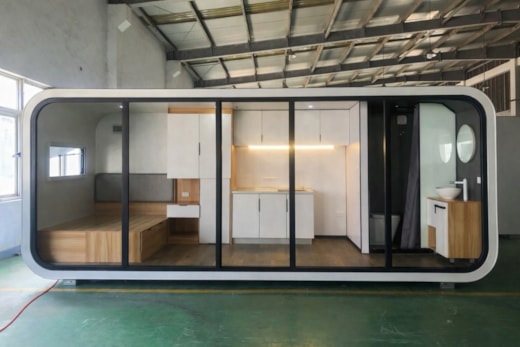 Studio Tiny Home with Bathroom and Kitchenette