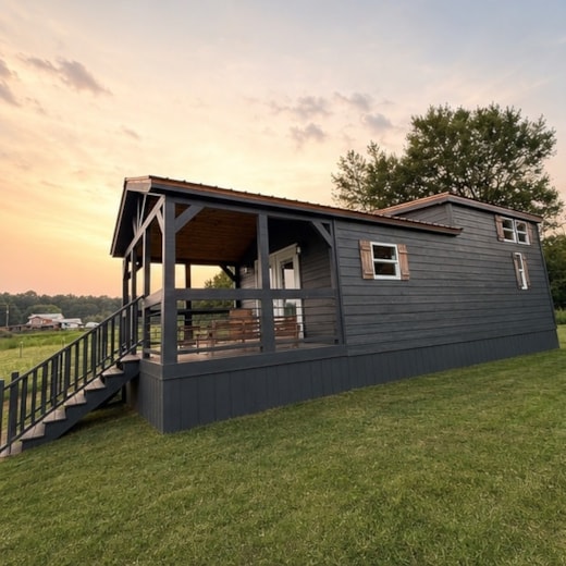 The Blackberry: Never-Occupied Tiny Home with Bedroom and Large Loft