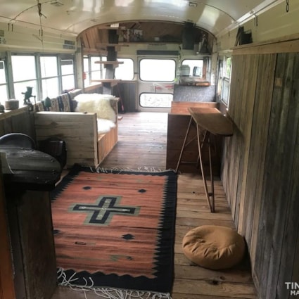 Tiny Home School Bus With Wooden Loft Cabin - Image 2 Thumbnail