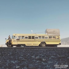Tiny Home School Bus With Wooden Loft Cabin - Image 3 Thumbnail
