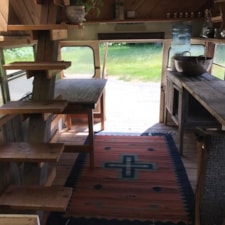 Tiny Home School Bus With Wooden Loft Cabin - Image 6 Thumbnail