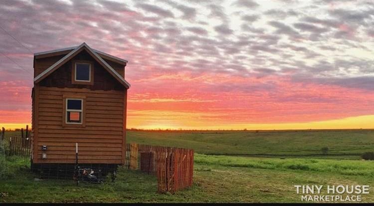 Tiny Wood Cabin on Wheels (SALE PENDING) - Image 1 Thumbnail