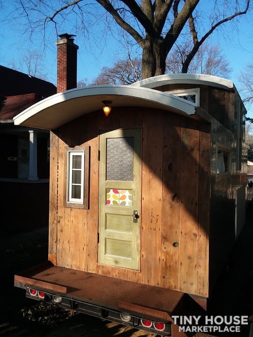 Train Caboose-Style w/ Loft, Trailer, 180sqft, Recycled & Reclaimed Materials - Image 1 Thumbnail