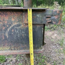 Unfinished Tiny Home, 34x14 feet, on 8” Steel  Frame, 12” Hitch Frame, 2 axles - Image 6 Thumbnail