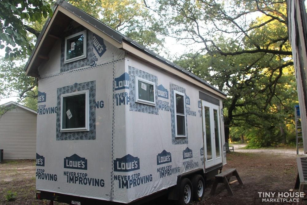 Unfinished Tiny House on 20'x 8' Trailer - Sold As Is - Image 1 Thumbnail