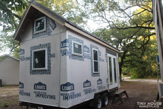 Unfinished Tiny House on 20'x 8' Trailer - Sold As Is