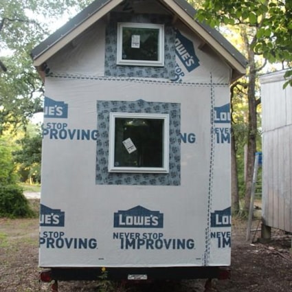 Unfinished Tiny House on 20'x 8' Trailer - Sold As Is - Image 2 Thumbnail