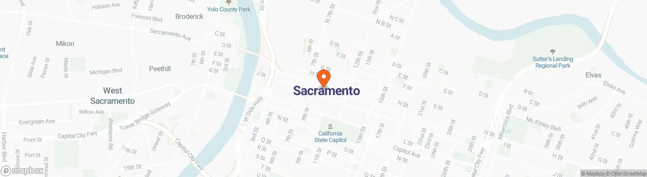 Map location for Cozy Vintage Tiny Home 1974 Airstream Sovereign