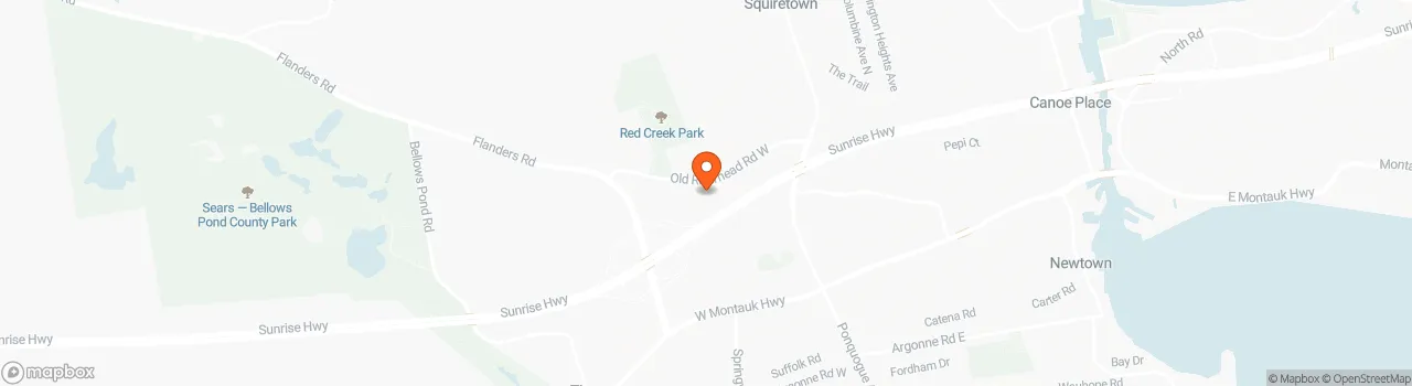 Map location for Hampton Bays, NY - Custom Tiny Homes