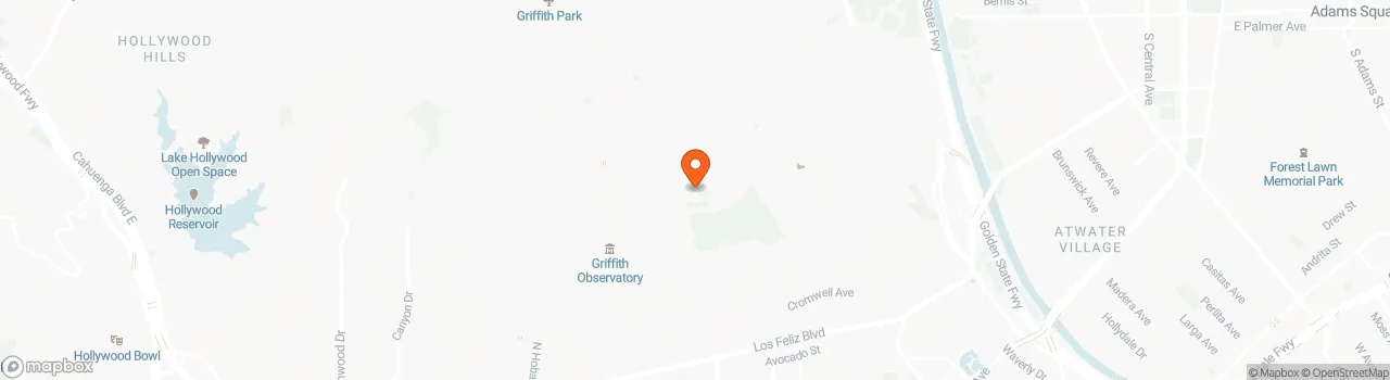 Map location for Modern Tiny Home on Wheels Almost NEW 8.5ft x 20ft Los Angeles CA