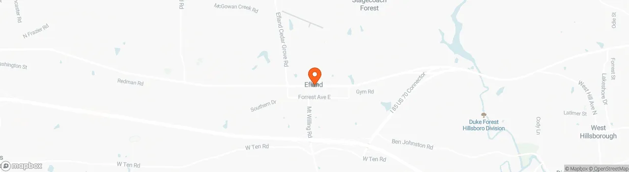 Map location for Iron John Artist/ Craftsman Cottage