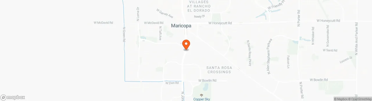 Map location for 26ft THOW Cabin 