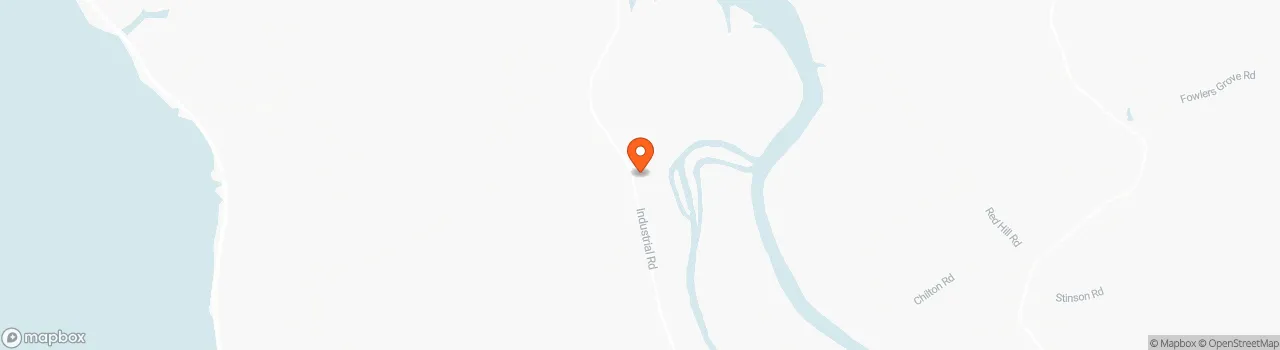 Map location for 8'x40' shipping container 