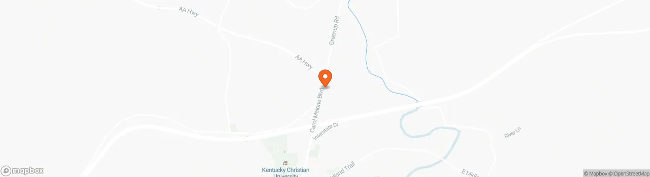 Map location for KVEC (Carter Co.) NEW 24ft THOW 