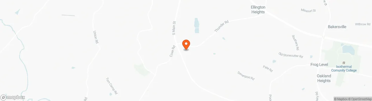 Map location for NC Blue Bird