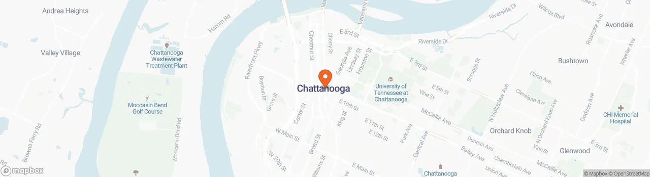 Map location for Wind River 24’x8.5’ Toccoa