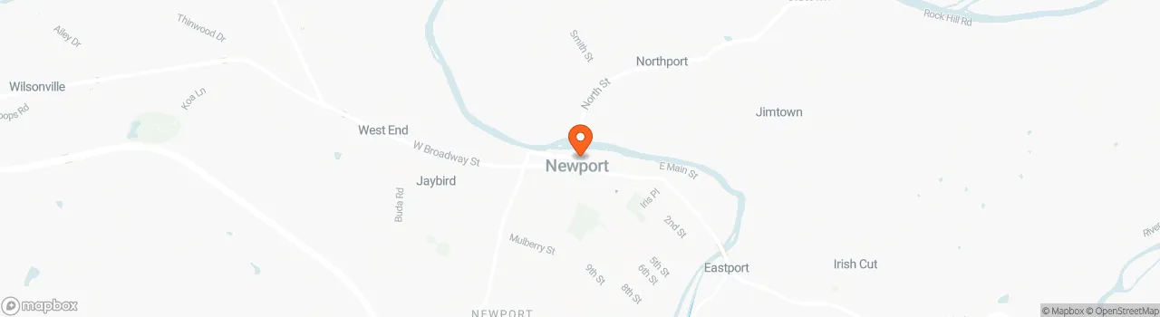 Map location for Brand-New ITH “American Dream” 8×24 — Off-Grid (Solar + 3 Lithium) — $45,900