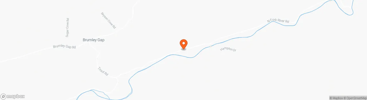 Map location for TINY HOUSE ON THE RIVER