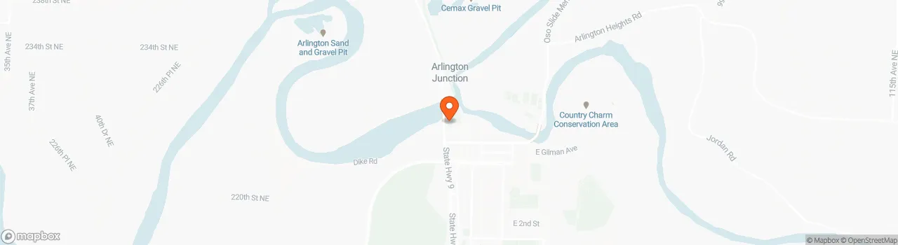 Map location for 14x28 Cabin