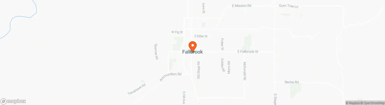 Map location for Move-In Ready Tiny House/Destination Trailer on Private Land in Fallbrook, CA