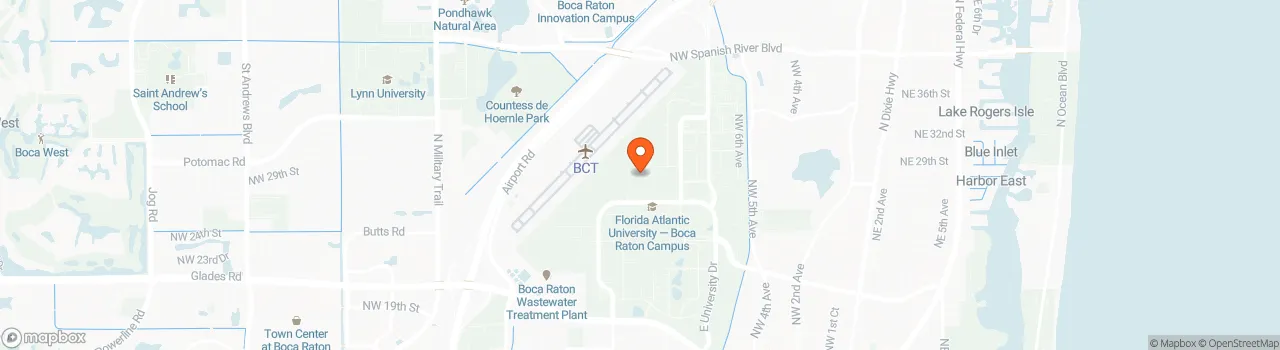 Map location for Modern Cabin w/ Full Kitchen, Laundry & AC on Wheels