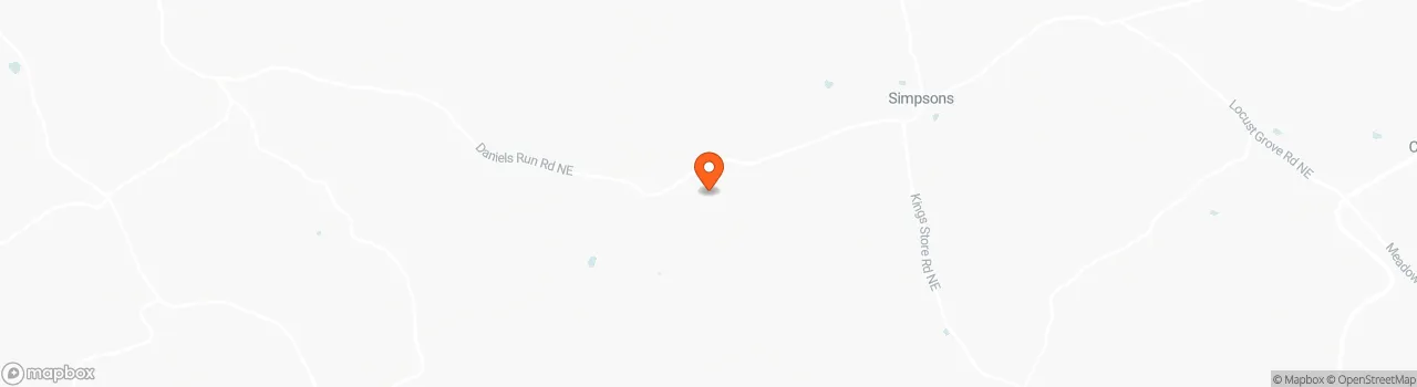Map location for Move-In Ready Tiny Home in Scenic Floyd, Virginia