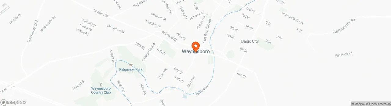 Map location for Dreamy Appalachian Mountains Tiny Home on Wheels