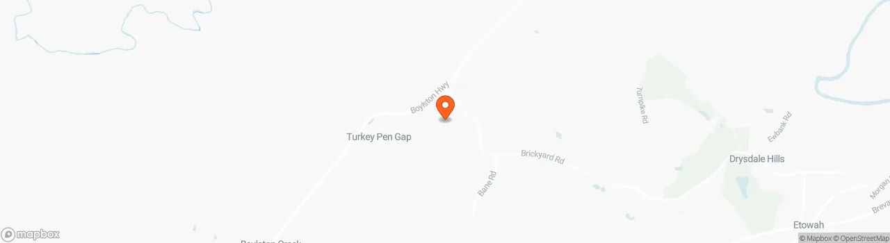 Map location for CREEKFRONT TINY HOME FOR SALE — ACONY BELL TINY HOME COMMUNITY 